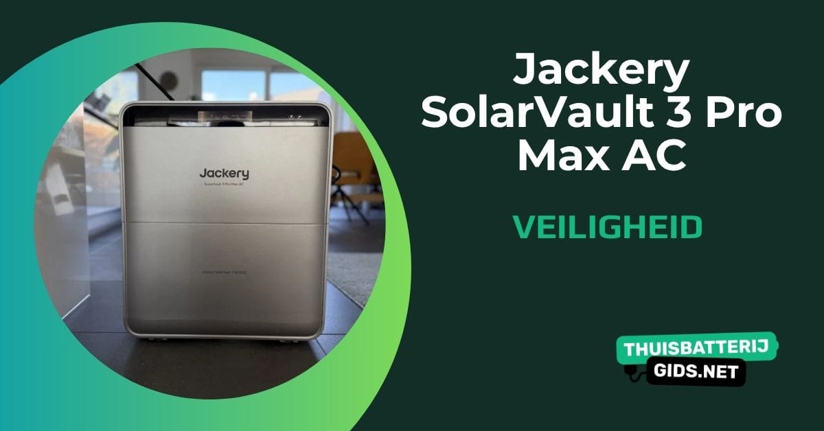 Jackery SolarVault 3-serie: dit zit er aan veiligheid in
