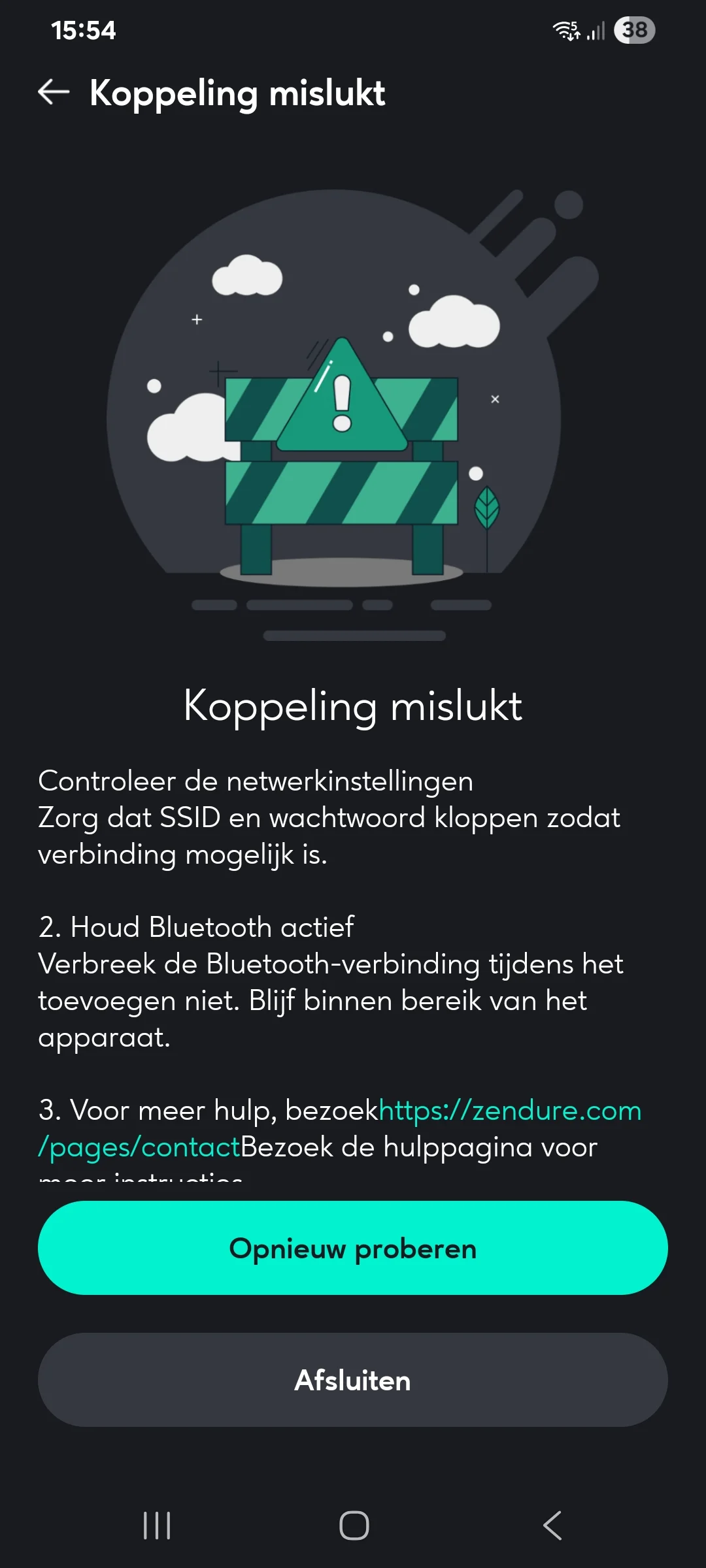 Zendure offline